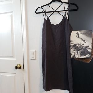 Charcoal Grey Strappy Dress